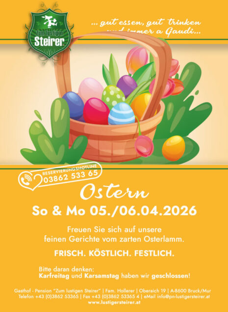 hollerer ostern 2026
